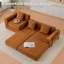 Triple canapé inclinable pliable café-121052206