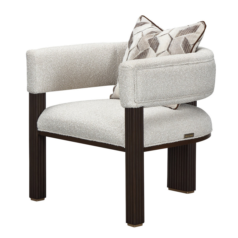 West Kensington Accent Chair, Espresso Wood