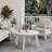 HDPE Round Coffee Table With Slatted Top-1941827055