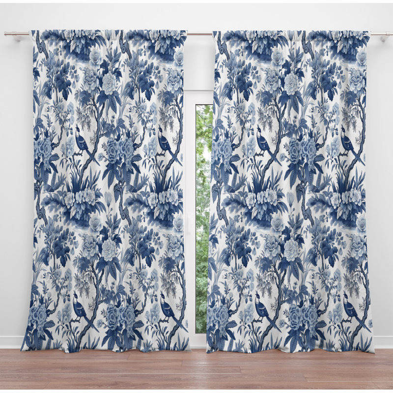 Rideau en polyester Demirel, L 40 po x L 61 po