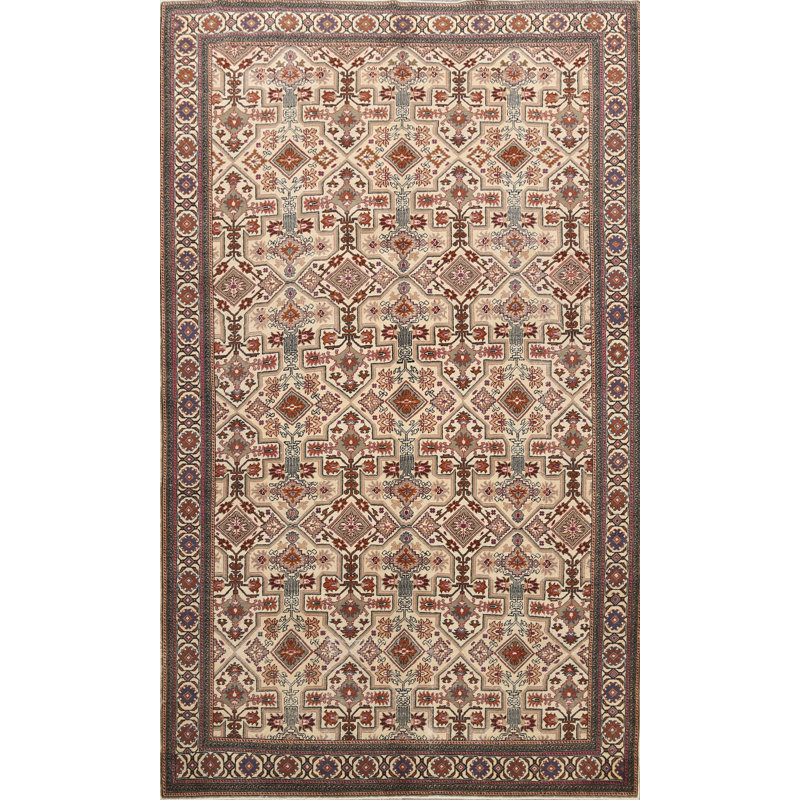 Tapis oriental géométrique 6 x 10 pi Anatolian