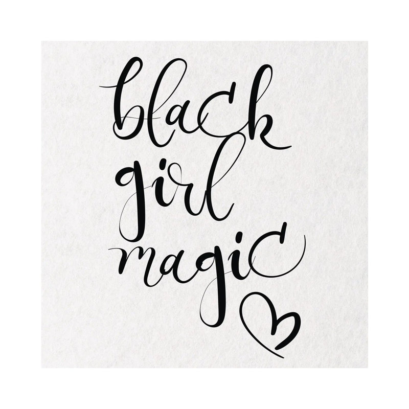 Black Girl Magic III by Nikki Chu - Wrapped Canvas Gallery-Wrapped Canvas Giclée, 30.48 cm H x 30.48 cm W
