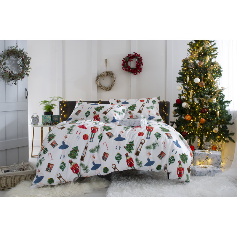 No Pattern Duvet Cover Set with Pillowcases Included, Double