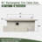 60" Rectangular Concrete Propane Gas Fire Pit Table, 60000 BTU