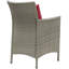 Fauteuil de patio extérieur en rotin et osier Conduit par Modway-1922447520-1922447522