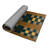 Checkered Brown Indoor and Outdoor Area Rug-991990611