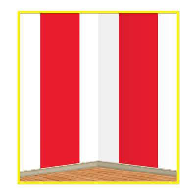 Red & White Stripes Backdrop