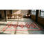 Flatweave Wool Geometric Area Rug in Gray