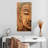 Wood Carved Buddha Canvas Print-1831750199