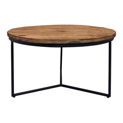 Aevin Solid Wood Top Single Coffee Table