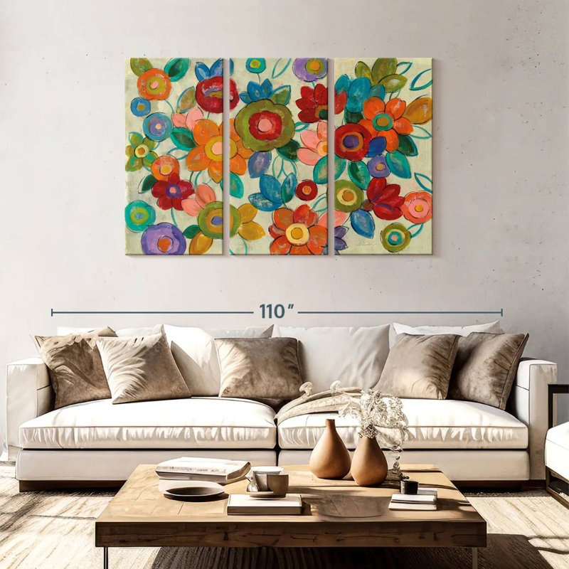 Fleurs décoratives Avery, H 48 po x l 74 po