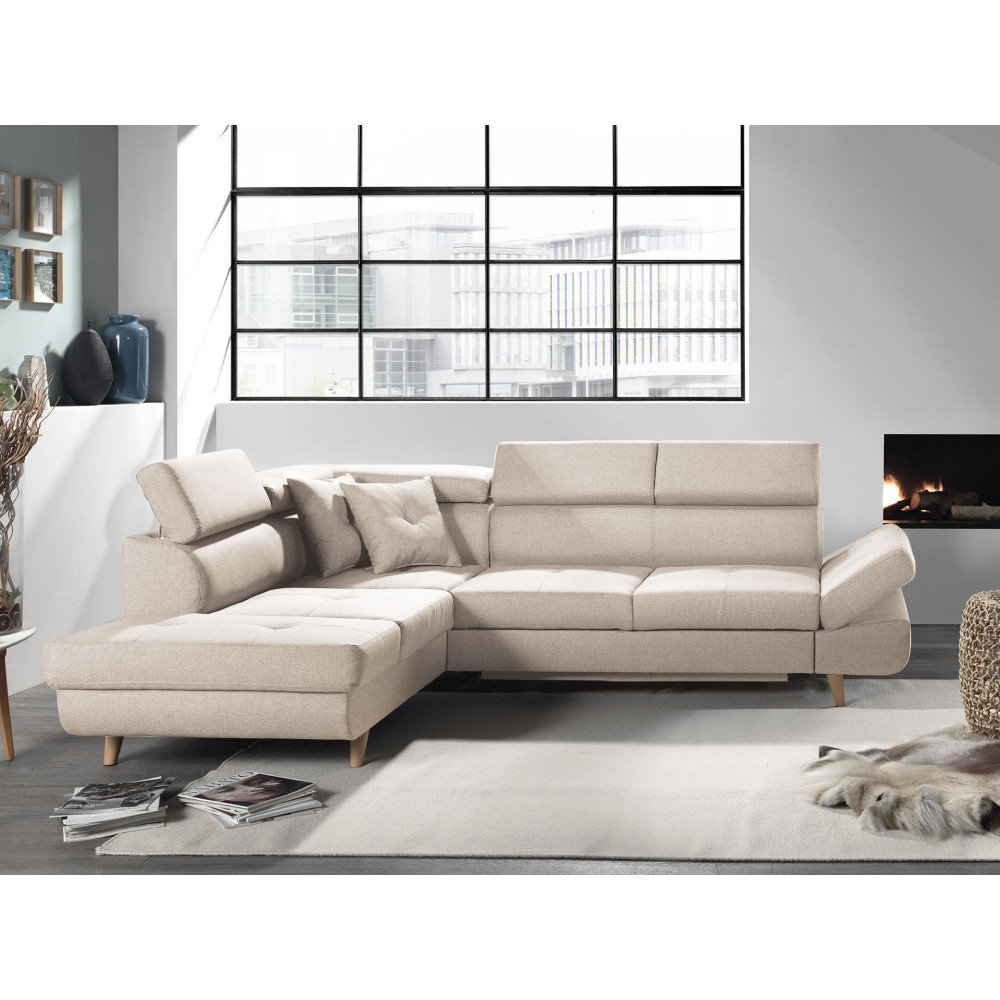 Ecksofa Linea mit Bettfunktion