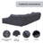 Outdoor Metal L-Shaped Patio Sofa Cover