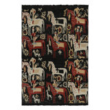 One-of-a-Kind 4'2" X 6'2" Hand Knotted Area Rug