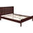 Graham Wooden Platform Bed with Slatted Headboard-87380370-87380363