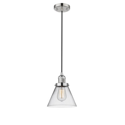 Luminaire suspendu conique à 1 lumière Parkview