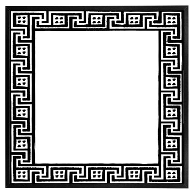 Bellmore Greek Traditional Meandor - Single Picture Frame Print