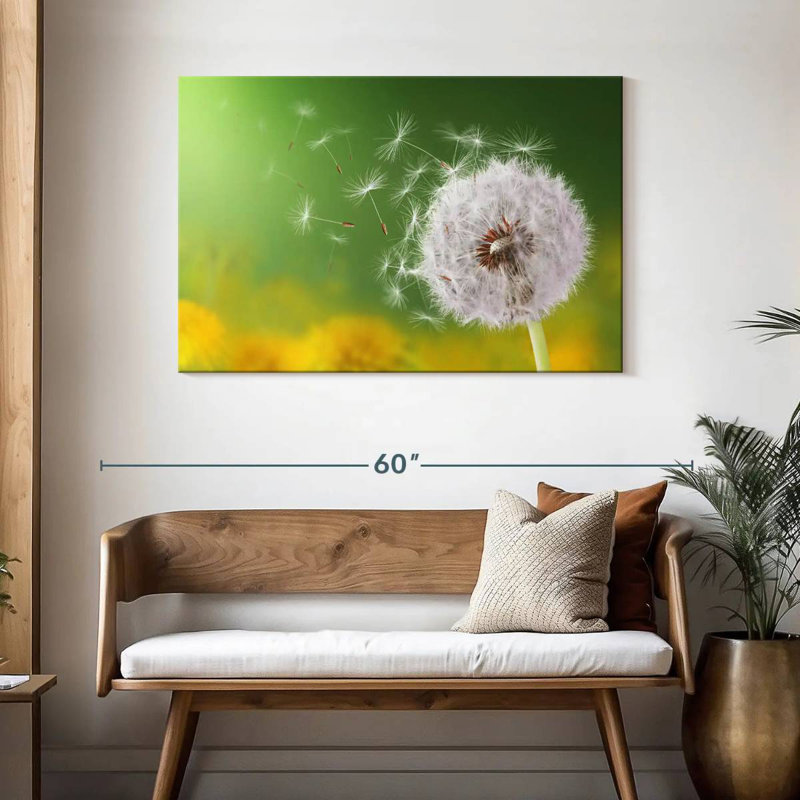 Harnek Dandelion Seeds In The Wind, 30" H x 45" W