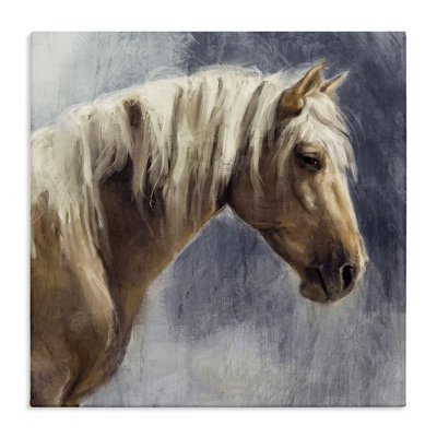 Art mural Golden Boy Horse par Nina Blue
