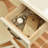 Retro White Rectangular Solid Wood Writing Desk
