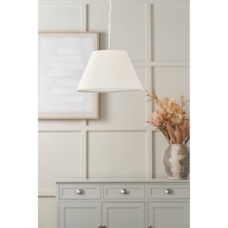 Deason Linen Empire Lamp Shade, 19cm H x 30cm W x 30cm D