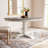 Iestyn Extendable Pedestal Dining Table-1314021379