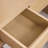 Fluted Pine Wood Vanity Set With Stool And Floating Shelves