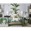 Malachite Solid Wood End Table