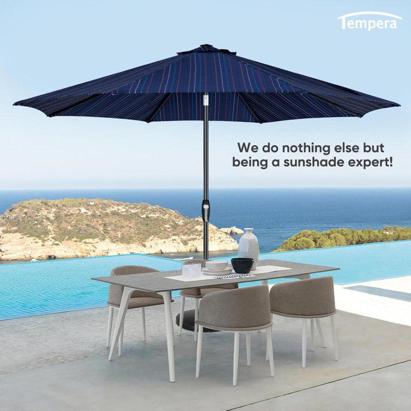 Parasol de plage 8 po Yaneisha