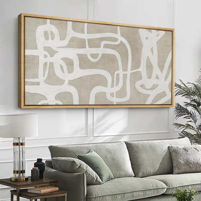 Modern Abstract Line Geometric Modern Art