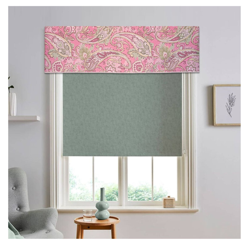 DIY No-Sew Straight Cornice Valance Kit for Custom Window Treatments