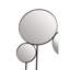 LaKeshia Metal Flat Wall Mirror