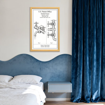 Bath & Laundry Patent Faucet Design Diagram Standard