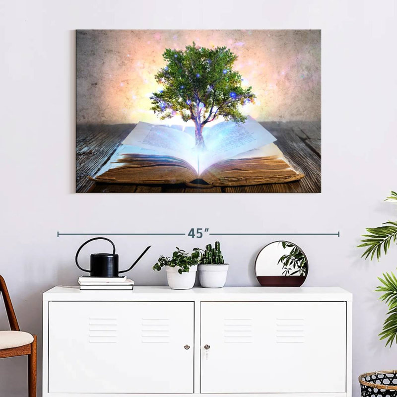 Ashelle livre de l'arbre de la sagesse, H 26 po x l 39 po