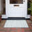Machine Washable Indoor/Outdoor Chantille Mint Rug-1851373040