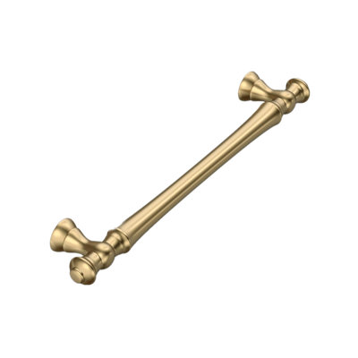 10 Pack Champagne Bronze Cabinet Pulls,160MM Hole Centers,Gold