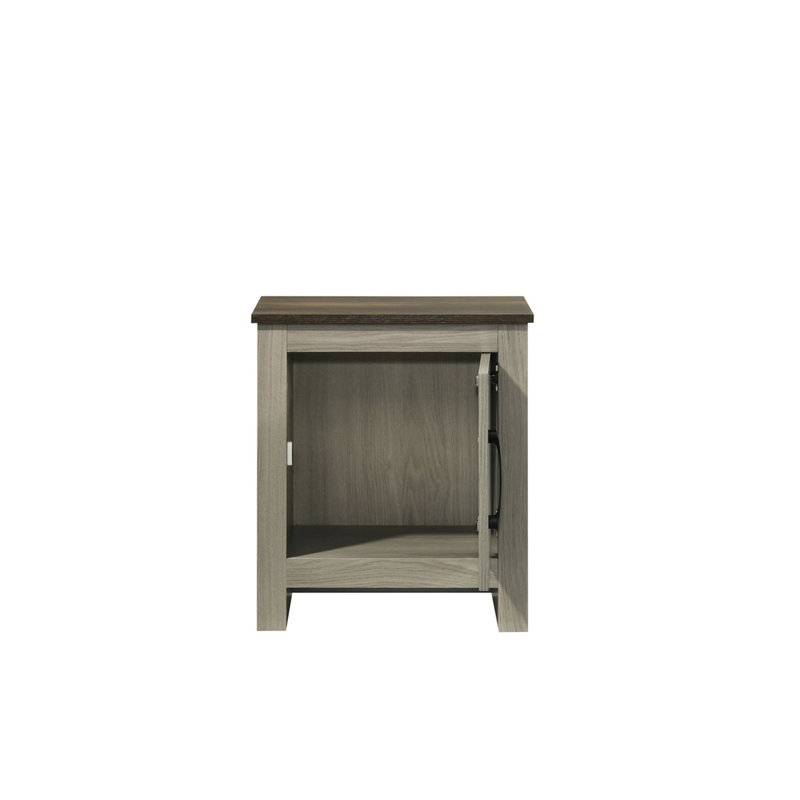Table de bout l 16 po en chêne gris