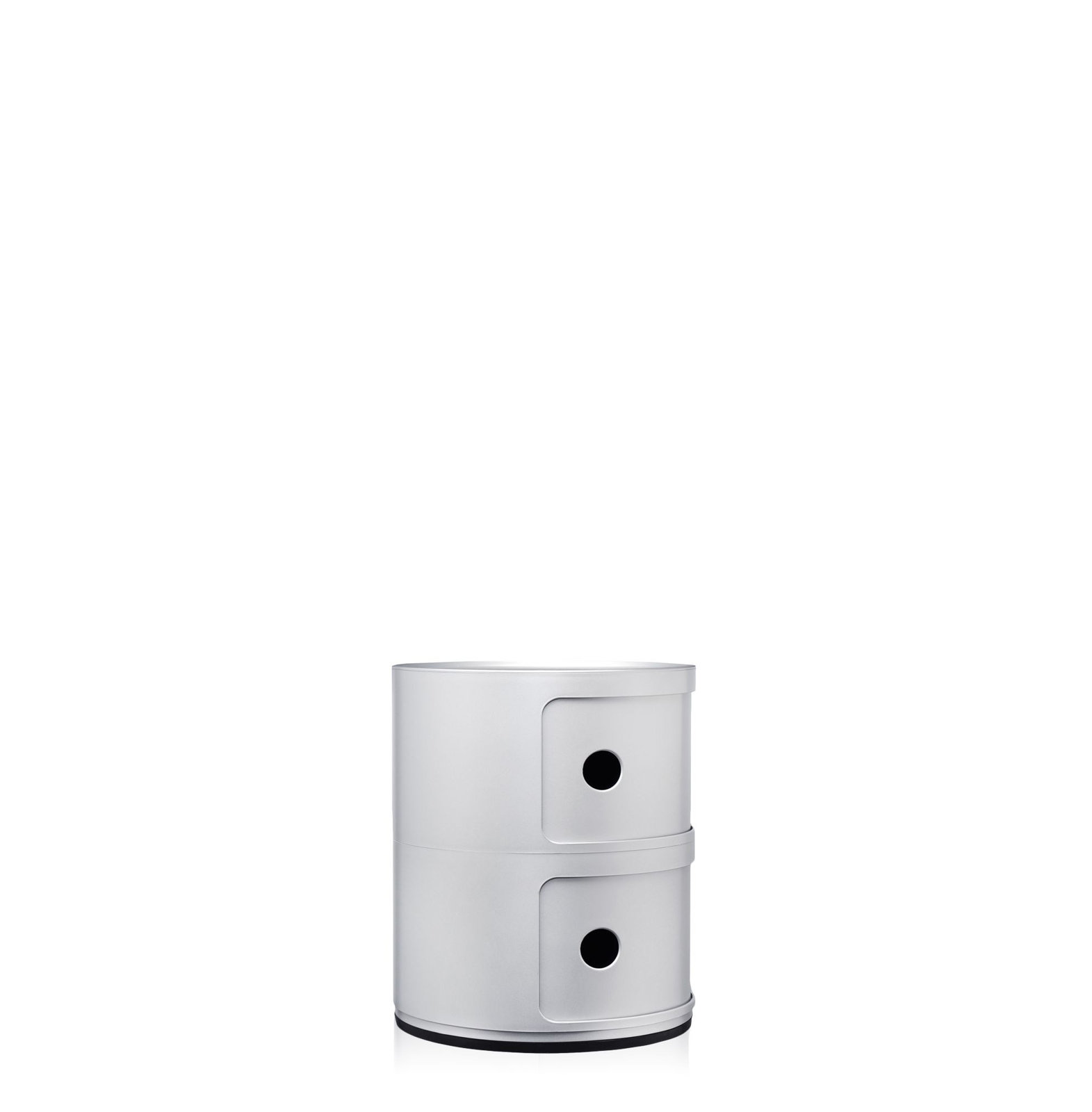 Componibili Modular Stacking Unit, Silver, 2