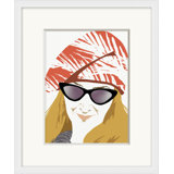 Retro Portrait 1 Print by Mat Sanders