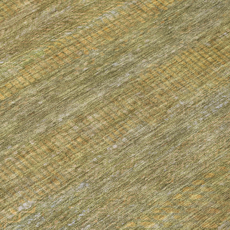 Tapis sauge lavable à la machine intérieur / extérieur Claudian ACN1633, Rectangle 5 pi x 7 pi 6 po