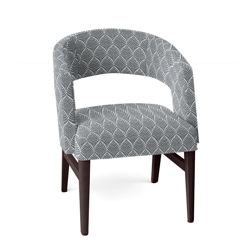 Chaise avec accoudoirs Bryant, Montego Bay, Perigold Linnaeus Indigo