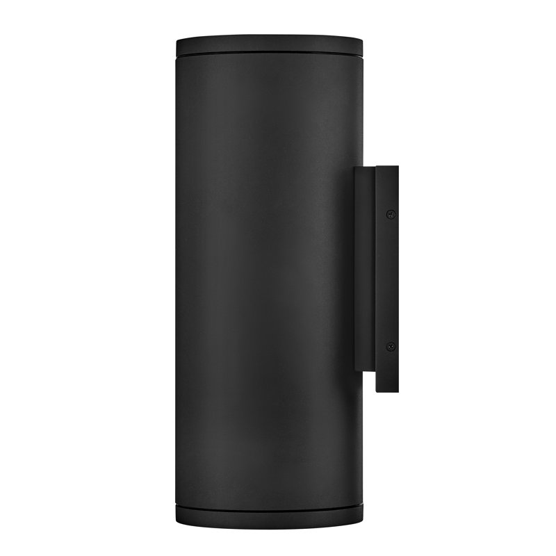 Silo Steel Wall Light, Black