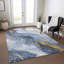 Tapis bleu intérieur / extérieur lavable à la machine Claudian ACN1529-109535739