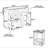 Farmhouse Kitchen Island with Drop Leaf and 2 Seatings, Kitchen Table Set with Storage Cabinet, Drawers, Door Shelves and Power Outlet-1534561662