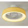 Jiren Dimmable Flush Mount LED Ceiling Fan with Remote Control