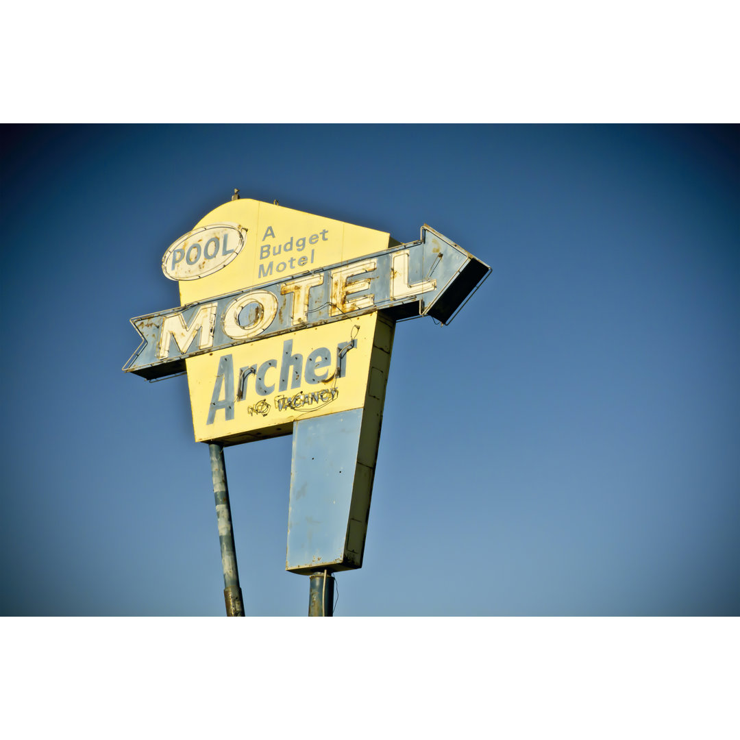 Leinwandbild Vintage Motel II von Recapturist