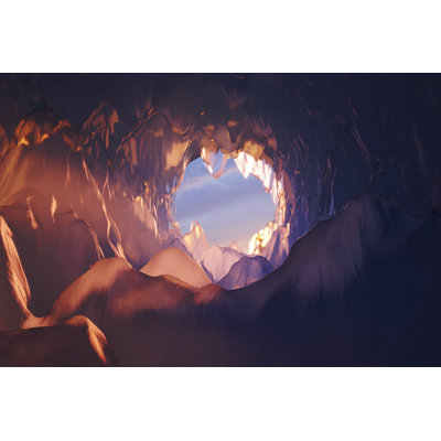 Ice Cave by BrilliantEye - Wrapped Canvas Print