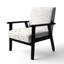 Chaise d'appoint abstraite - Fauteuil beige Micro Dash-219620395