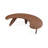 Nut-brown Free Form Solid Wood desk-525211557-525211550