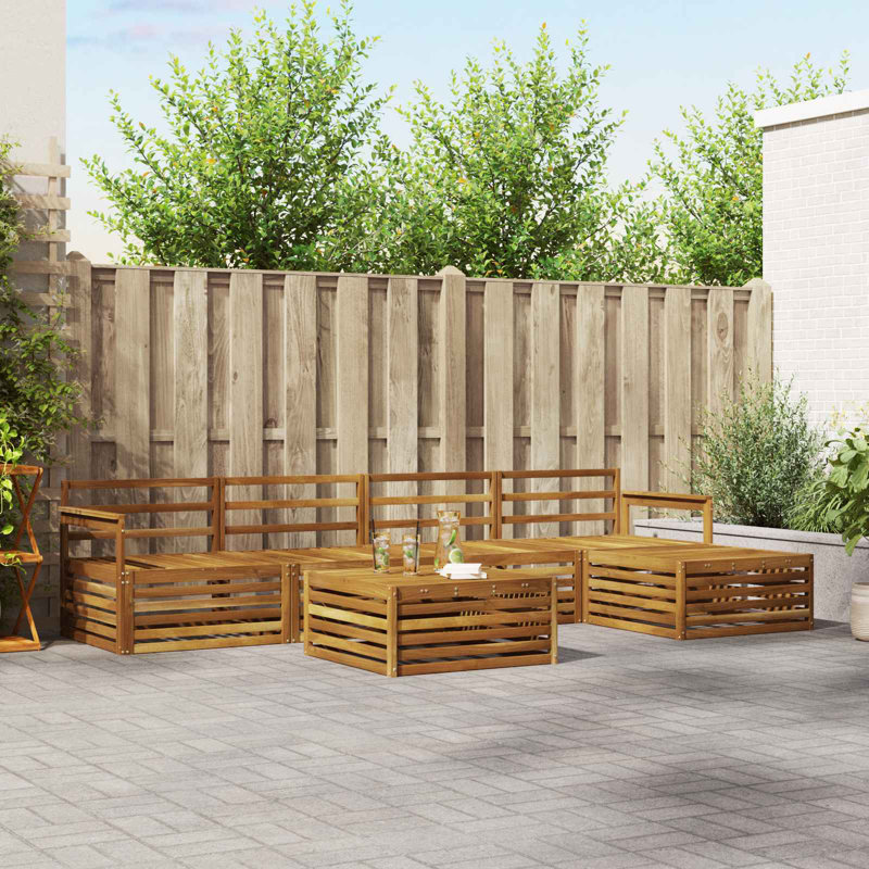 329cm Wide Patio Sectional Set